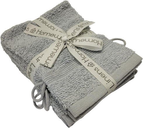 6 Pack 6 8.5 Set, High Rise Stripe x Wash Mitt Low Twist, Highly Absorbent, Gentle Hand and Face Cloth, European Style