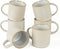 famiware Coffee Mug Set for 6, Star 12 oz Catering Mugs Cup
