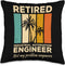 Retired Industrial Automation Engineer Not My Problem Throw Pillow, 16x16, Multicolor