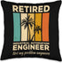 Retired Industrial Automation Engineer Not My Problem Throw Pillow, 16x16, Multicolor