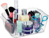 iDesign Makeup Organizer for Countertop, Clear Storage for Cosmetics and Toiletries, Made in USA