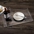 Decorative,16" 12" Countertop,Large Sooyee Clear Acrylic Tray x Plastic Serving Trays for Coffee