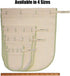 Worlds Best Reusable Organic Cotton Muslin Straining Bags - Set of 3 (M, S, XS) for Nut Milk, Cold Brew, Tea