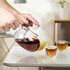 2-IN-1 Sets 4 Glass Tea for Adults - Includes Glass Teapot and Mug with Infuser, Warmer Base, Double Wall Glass Tea Cup