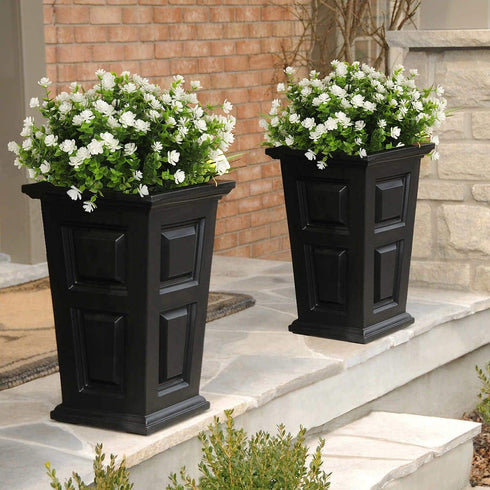 RECUTMS Artificial Flowers, Fake Boxwood Outdoor UV Resistant Plants, Eucalyptus Greenery Shrubs for Home Garden