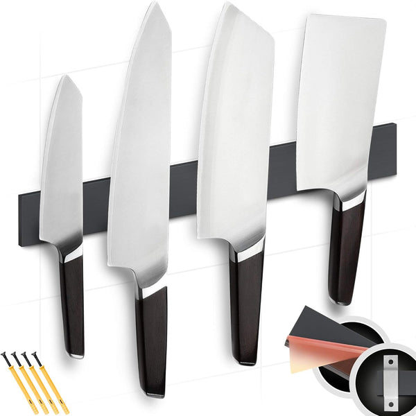 X-bet MAGNET Adhesive Magnetic Strip for Knives, Kitchen Knife Holder, Knife Rack, Tool Holder for Garage and Kitchen