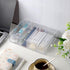 Clear Sunglasses Organizer Storage for Women, Stackable Acrylic Drawers for Bathroom, Dorm, Desk, Countertop, 4 Drawers