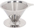 Pour over Coffee Maker, Stainless Steel Dripper with Non-slip Cup Stand, Suitable for Camping Kitchen Families
