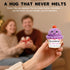 MLZTINGR Crochet Ice Cream Gift for Grandma Handmade Positive Knitted Ice Cream Doll, Sweet Birthday for Grandma from