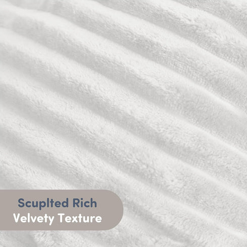 Nestl Reading Pillow with Shredded Memory Foam, Luxe Cut Plush Back Pillow for Sitting Up in Bed, Back and Arms