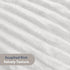 Nestl Reading Pillow with Shredded Memory Foam, Luxe Cut Plush Back Pillow for Sitting Up in Bed, Back and Arms