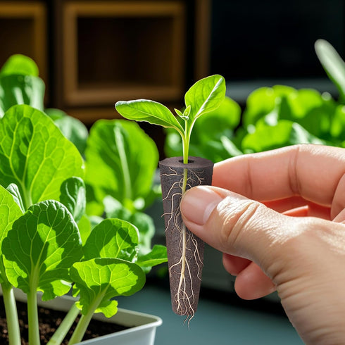 100 Doter pcs Grow Sponges for Hydroponics Compatible with AeroGarden, Hydroponics Growing System Pods, General