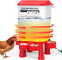 Hanging Heated Chicken Waterer, 2 Gallon Plastic Chicken Water Heater Heated Poultry