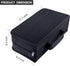 DVD Case Holder, CD/DVD Case Wallet Binder Holder 160 Capacity CD DVD Cases Organizer Portable CD Binder Wallet for Home Travel (Black binder, Black)