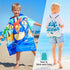 Ythuil Backpack, 30"x 25" 3-10 Dragon Hooded Towels for Kids, with Kids Beach Towel for Years, Dragon Gifts for Boys