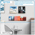 15" Shelf,Pack 6 Cq acrylic Invisible Clear Floating Bookshelf - Hanging Wall Mounted Display Shelf for Kids Room