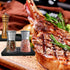 Classic Black Wooden Salt and Pepper Mill Tray - Rectangular Design