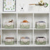Temary Small Storage Baskets, 6 Pack Decorative Fabric Bins with Rope Handles for Organizing Clothes, Canvas Storage