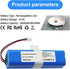 MULS 5600mAh Vacuum Battery for HONITURE Q6 Robot Vacuum Cleaner Accessories, 14.4V Spare Parts