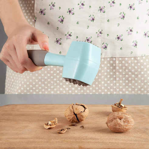 Meat Tenderizer Hammer Mallet with Comfort Grip Rubber Handle, Dual-Sided Pounder for Tenderizing Meat