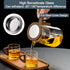 600ml/20.3oz (20.3oz) Tea Pot- Magic Witchcraft Enchanted Glass Teapot with Strainer, Tea Innovative Water Separation