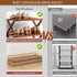 Closet,Portable Closet (Brown-3 Jessie Bamboo Shoe Rack,Free Standing Shoe Rack for Folding Shoe Storage Rack, Space