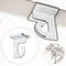 STORE FIXTURES DIRECT Extra Heavy Duty White Aluminum Drop Ceiling Hooks - One Piece Ceiling Grid Clips, 5 Pack
