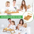 Bed Tray Table Folding Legs with Handles Breakfast Tray for Sofa Eating,Drawing,Platters Bamboo Serving Lap Desk Snack