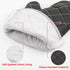 ARCLIBER Extra Long Oven Mitts, Heat Resistant Quilted Terry Cloth Cotton Gloves for Cooking Baking, 425°F