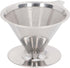 Pour over Coffee Maker, Stainless Steel Dripper with Non-slip Cup Stand, Suitable for Camping Kitchen Families