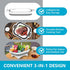 HI NINGER Collapsible Cutting Board with Knife, Multifunctional Silicone Dish Tub for Camping Kitchen Essentials