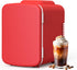 YSSOA 4L/6 Can Portable Mini Fridge - Warmer & Cooler Compact Refrigerators, 100% Freon-Free for Food, Drink, Skincare