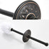 Oil Rubble Bronze Brass Bath Toilet Brush Holder Set, Wall Mounted Black Bathroom Hardware Accessories