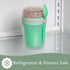 Goodful Double Wall Insulated Yogurt Container - Leak Proof Snack Container with Reusable Spoon, 14-Ounce, Green