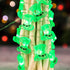 Impress Life Green Hat String Lights - 10ft Battery Operated/USB Plug-in LED with Remote for Bedroom Home Garden