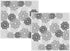Artoid Mode Grey Dahlia Floral Kitchen Dish Cloths, 12x12 Inch Quick Dry