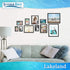 Icona Bay 8x10 Black Picture Frame - Contemporary Composite Wood Frame for Walls or Tabletop - Lakeland Collection