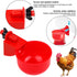 20 Pack Chicken Water Cups, Automatic Chicken Waterer for Poultry Automatic Chicken Watering System, Long-Lasting Use