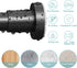 Black Shower Curtain Rod 32-80 Inch, Non-Slip Stainless Steel No Drill Spring Tension Rod for Bathroom & Window