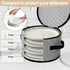 China Storage Containers, Hard Shell with Felt Dividers for Plates, 5-Piece Moving Boxes for Kitchen Organization