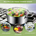 Steamer Basket, Premium Stainless Steel Vegetable Steamer for Veggies & Seafood, Expandable Fits Various Size Pots &