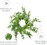 CWI Gifts Plastic Wreath Rings, 9 inch, Spring Green Wreath Decor