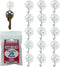 16-Pack Mini 3/4 inch Heavy Duty Suction Cup Hooks for Glass Windows, Made in Pennsylvania, Holds Pound