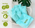 SUMMERMIA 12 Pack 13" 13" Washcloths x - Soft Wash Cloths for Your Face Towel, Wash Cloths for Your Body (Teal)