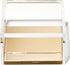OfficeGoods Acrylic Desk Organizer w/Gold Base – Elegant Odds & Ends Box for Home or Office, Large