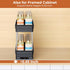 Mystozer 4.33''Wx10.62''Dx8.66''H, 3 Packs -2 Pull Out Spice Rack Organizer for Cabinet, Slide Out Spice Racks