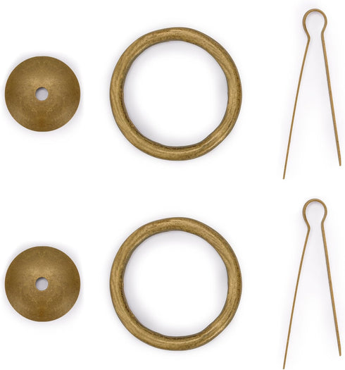 Chinese Medicine Cabinet Pulls, 2.4 Inches - Set of 2 - Architectural, Interior Design Hardware