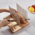Stainless Steel Bread Slicer for Homemade Bread, Adjustable Cutting Guide, Foldable and Compact Design