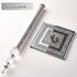 Countertop(13.5 inch Handmade Silver Paper Towel Roll Holder,Crystal Crushed Diamonds Paper Towel Roll Decorative