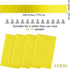 ANECO 4 Pack Satin Table Runner 12 x 108 Inch Long Bright Silk Smooth Fabric for Wedding Banquet Party Decoration,